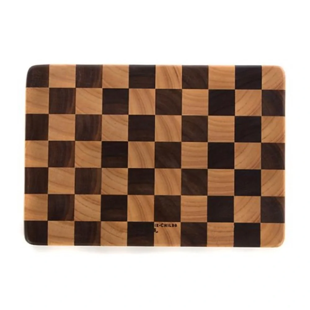 NEW Mackenzie Childs checkered wood chopping board - Picture 3 of 3